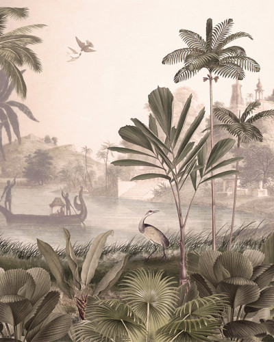 Leopard Landscape - Sepia, Sir Edward